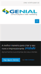 Mobile Screenshot of genialcomunicacoes.com.br